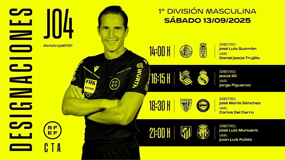 曼萨诺明日主哨皇马客战皇社,他曾取消贝林绝杀球并出红牌