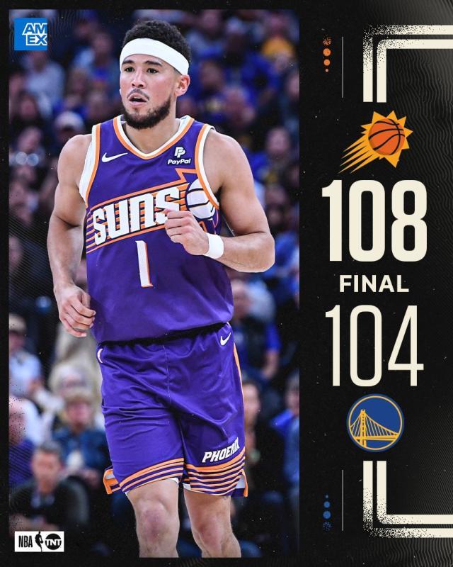 开云体育下载-布克32+8独自闪耀 太阳打铁大战险胜勇士过关